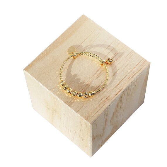 14K Gold Strawberry Baby Bangle Bracelet