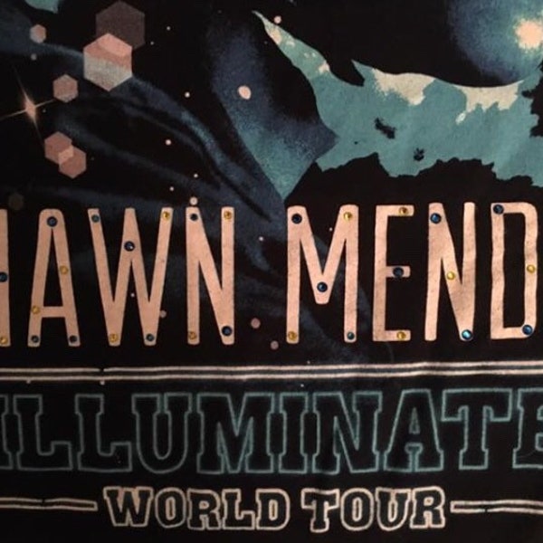 Shawn Mendes Blingged Tour T Shirt