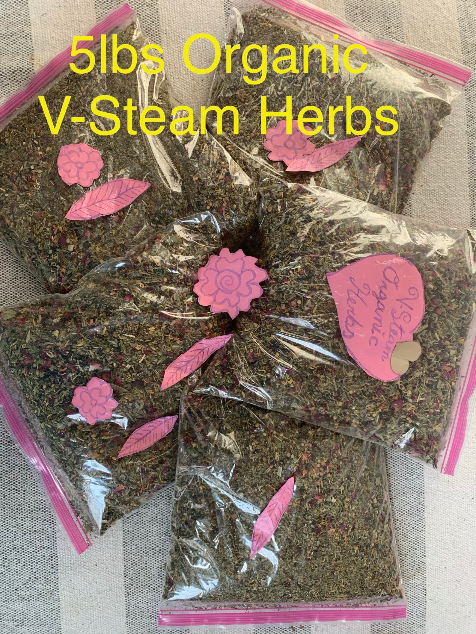 Bulk ORGANIC Yoni STEAM HERBS V Steam Womb Detox Fertility Etsy