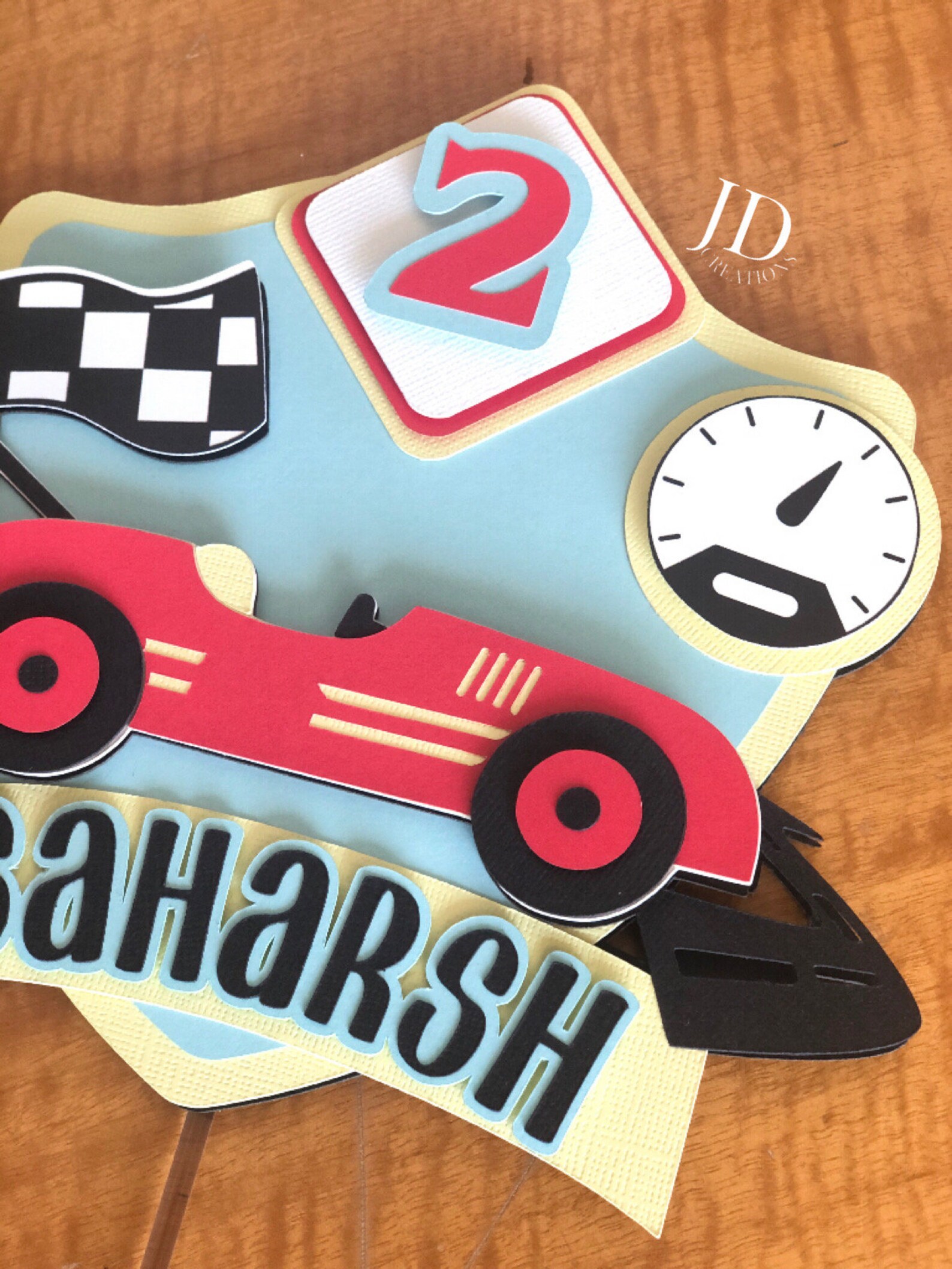 Two Fast Birthday Cake Topper Two Fast Cake Topper Two Etsy