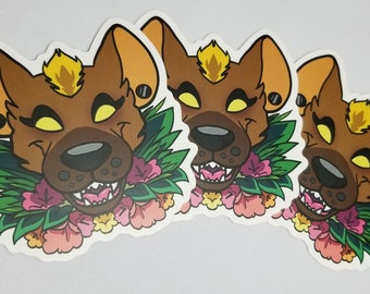 Nature Hyena Sticker