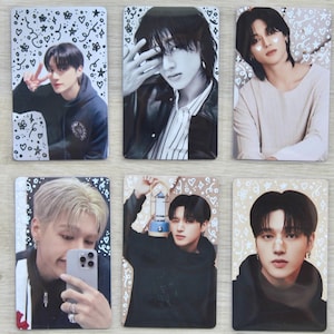 Wooyoung Photocard fanmade customisée - PC Kpop - Ateez - non-officielle - Atiny - Atz