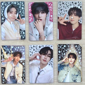 Tarjeta fotográfica personalizada de Han Ji-Sung hecha por un fan - PC Kpop - Stray Kids - No oficial - Stay - Skz