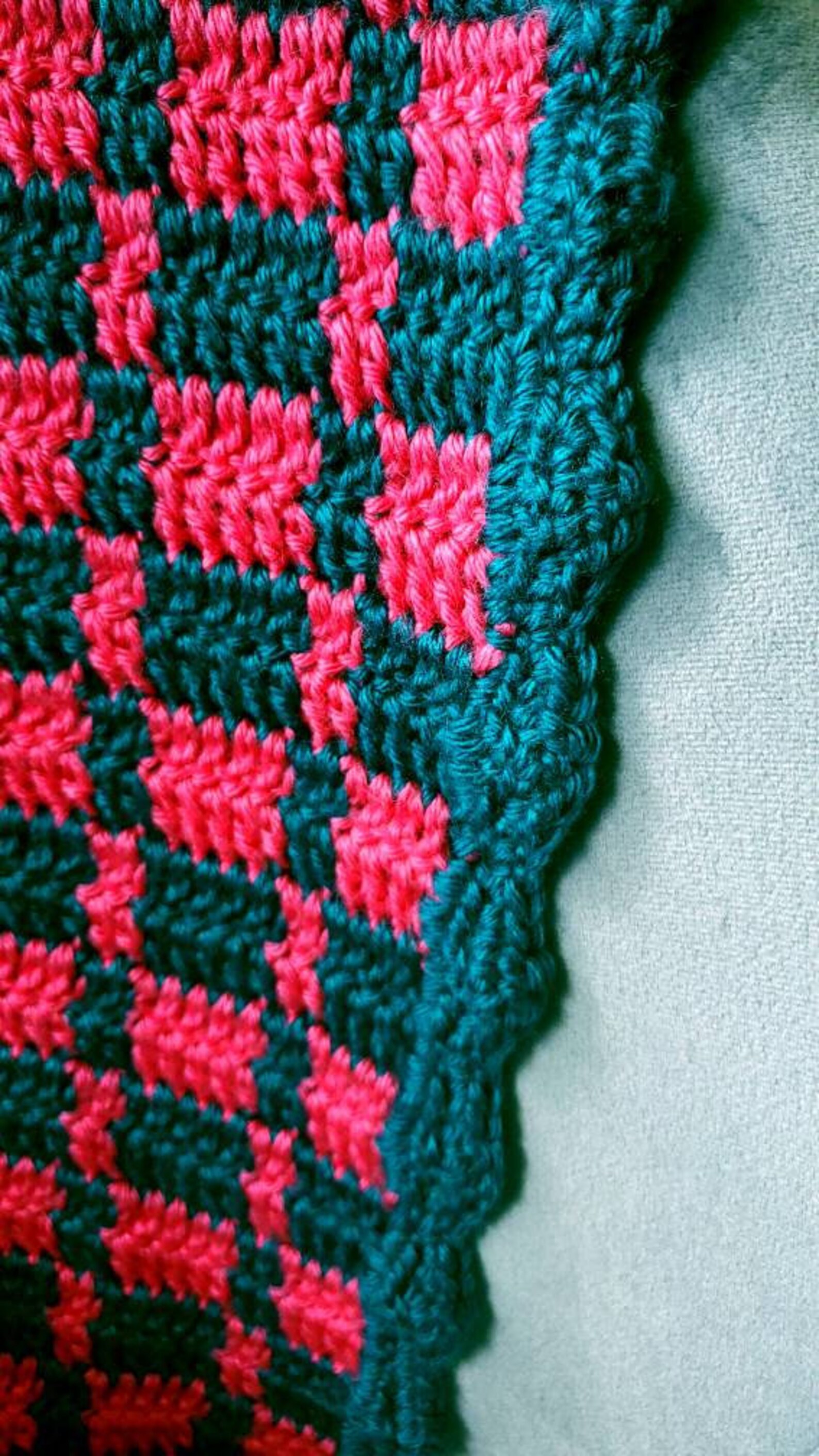Checkered Throw Blanket Blanket Geometric Colorful Blanket Etsy
