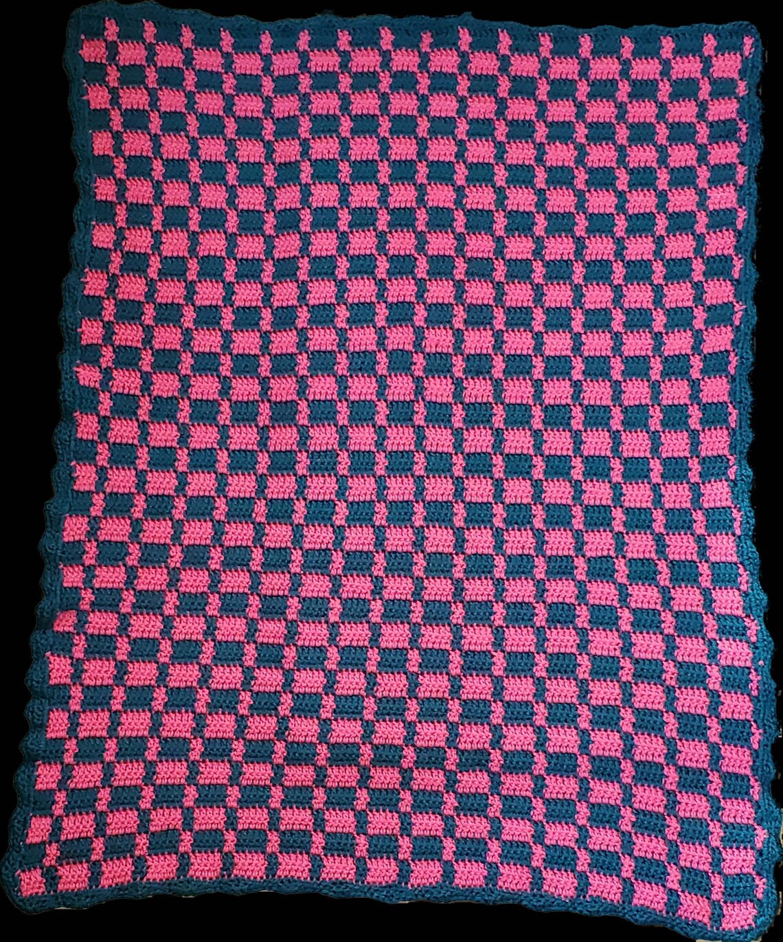 Checkered Throw Blanket Blanket Geometric Colorful Blanket Etsy