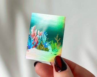 No.6 Holographic Sticker | Ocean Floor Collection