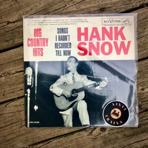 Big Country Hits Songs I Hadn't Recorded Till Now by Hank Snow | Vintage Vinyl | Country Music | Country Records | Classic Country