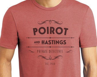 Hercule Poirot Shirt Etsy