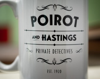 Poirot & Hastings Mug