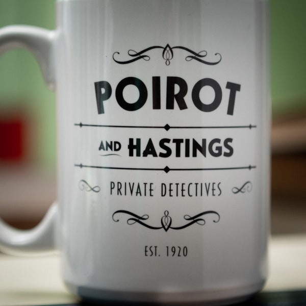 Poirot & Hastings Mug