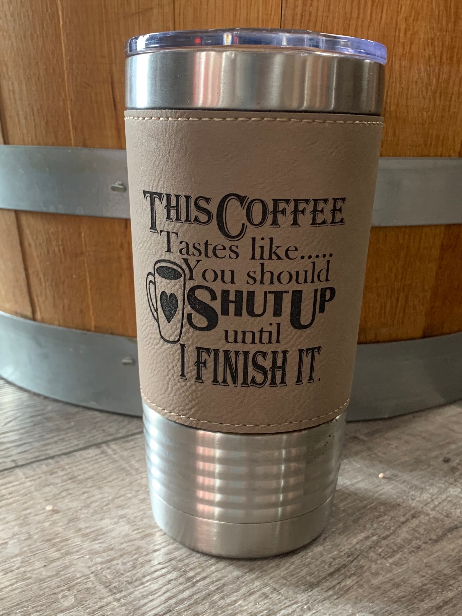 Coffee Tumbler Funny Coffee Saying Cup Travel Mug Drink ware Etsy