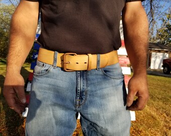 mens belts tan
