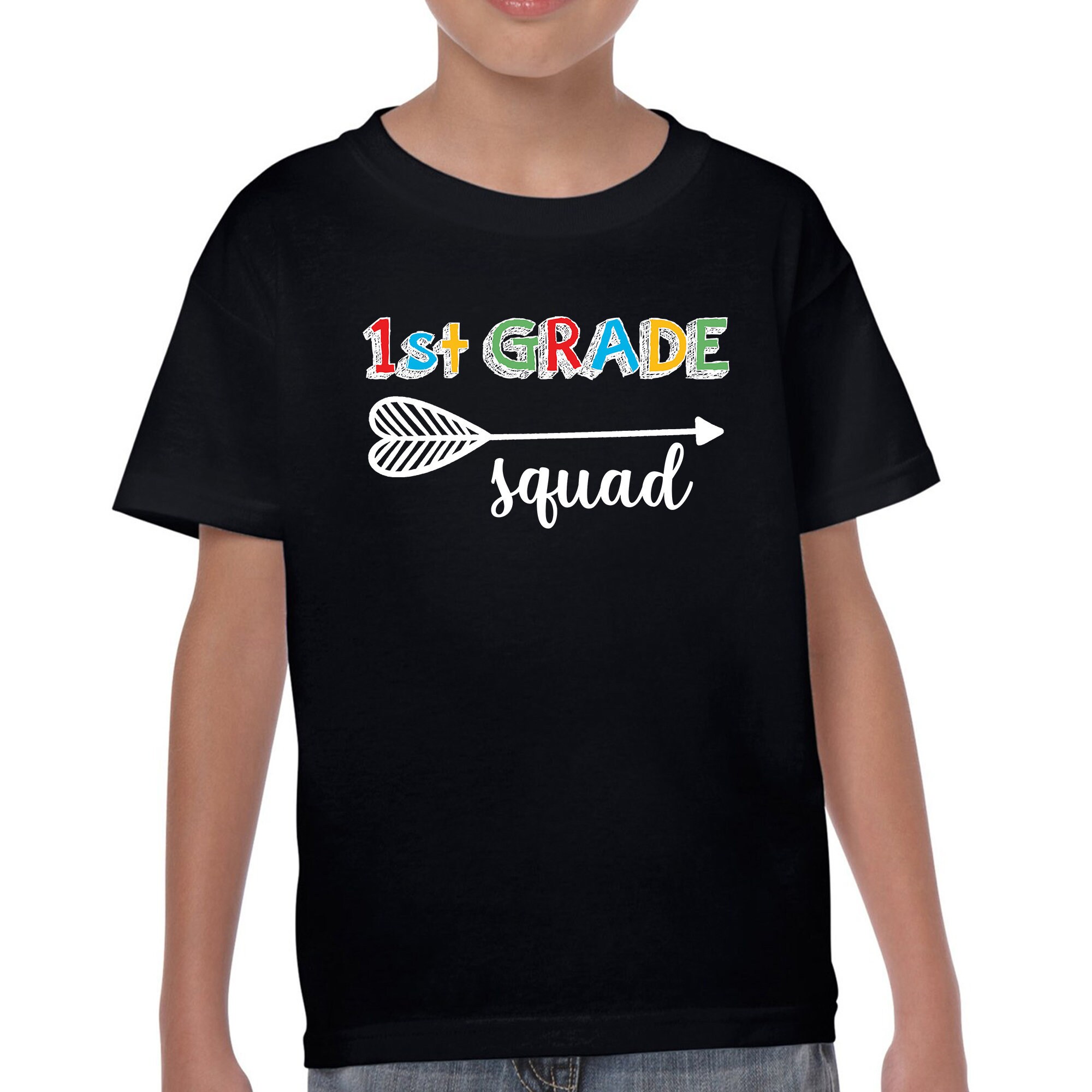 1st Grade Squad Youth Shirt First Grade Shirt for Kids Cute | Etsy