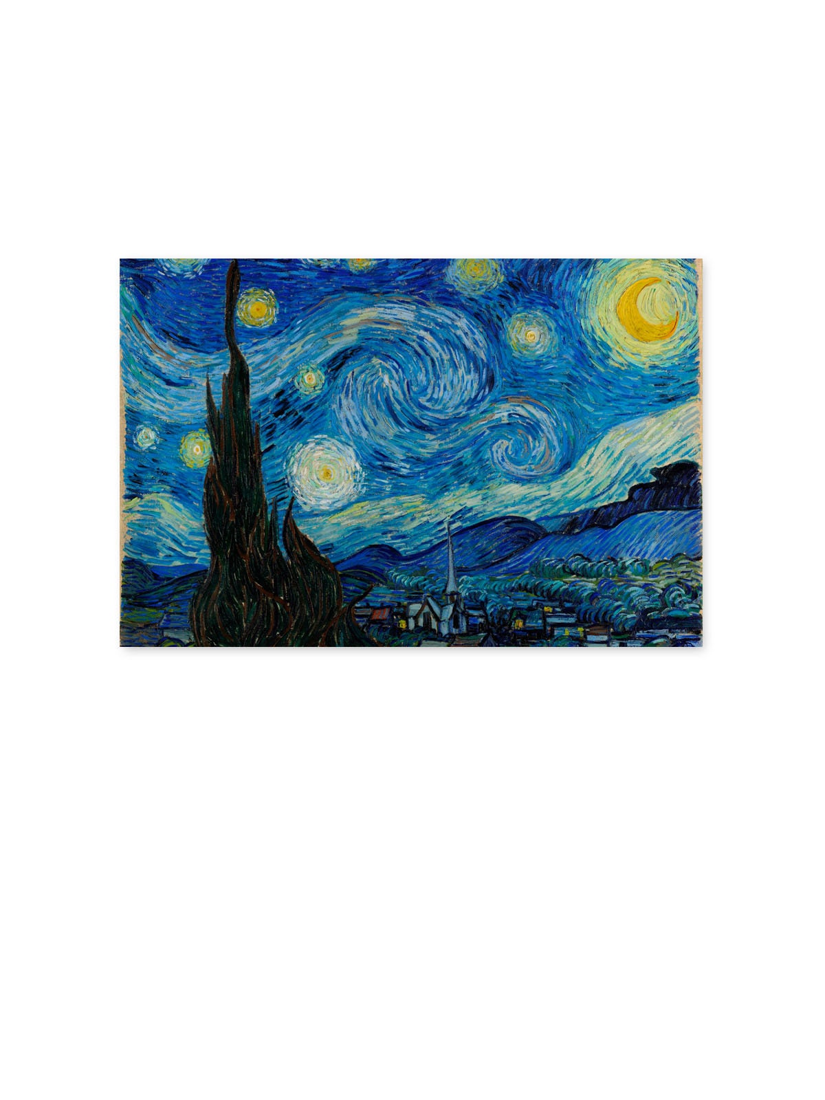 Van Gogh Poster Wall Art the Starry Night Home Decor Prints | Etsy