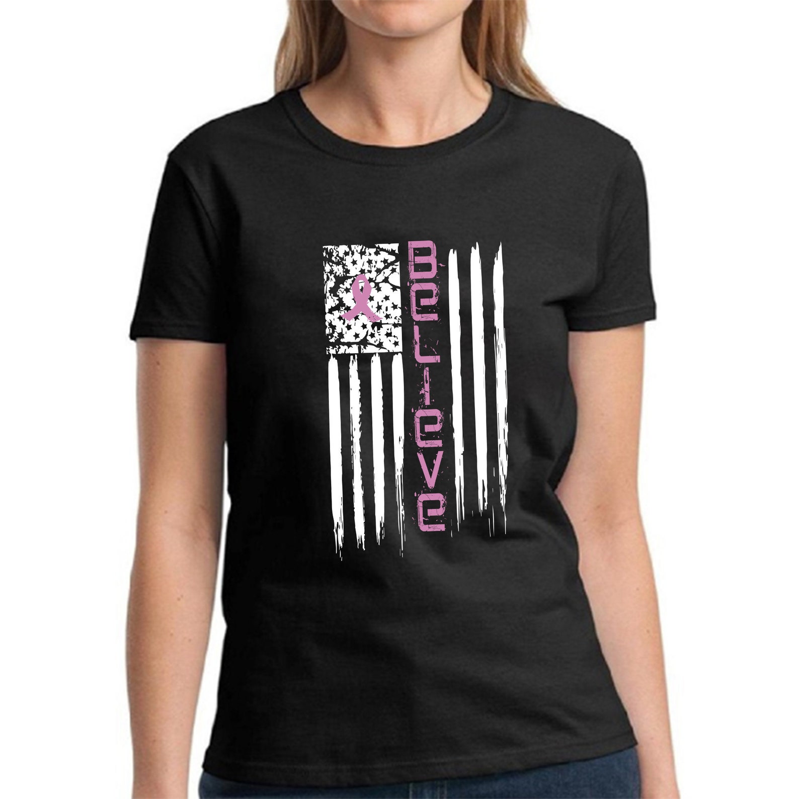 Believe T Shirt Unisex Breast Cancer Awareness Shirts Support | Etsy