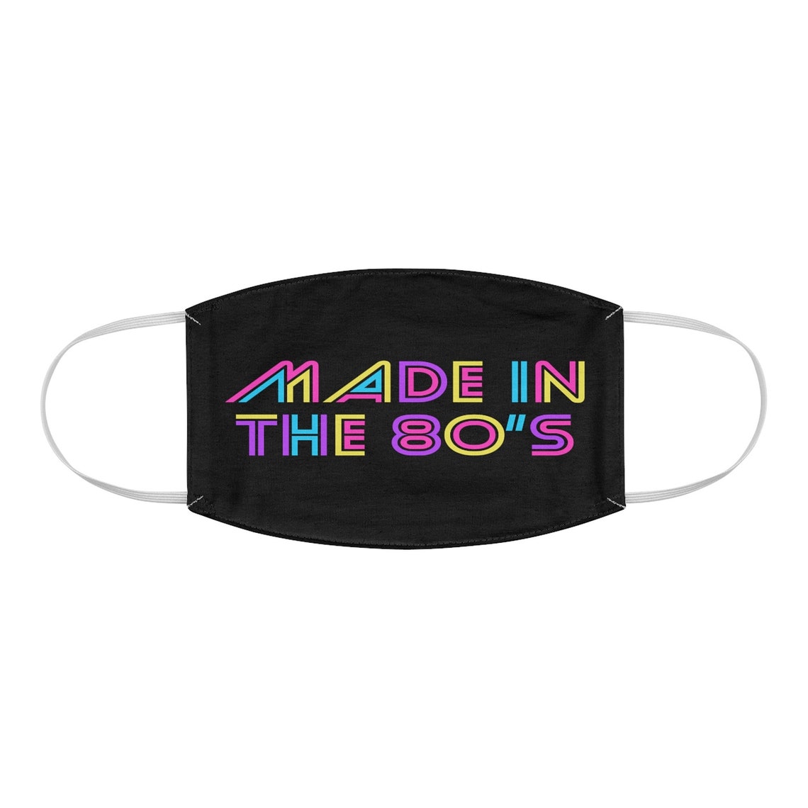 Made In The 80's Face Mask Washable Reusable Retro Face image 1
