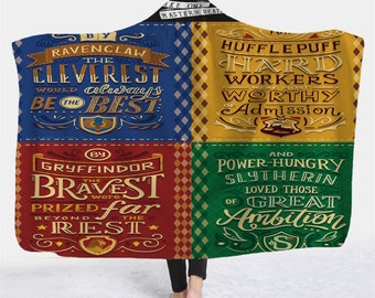 ravenclaw hooded blanket
