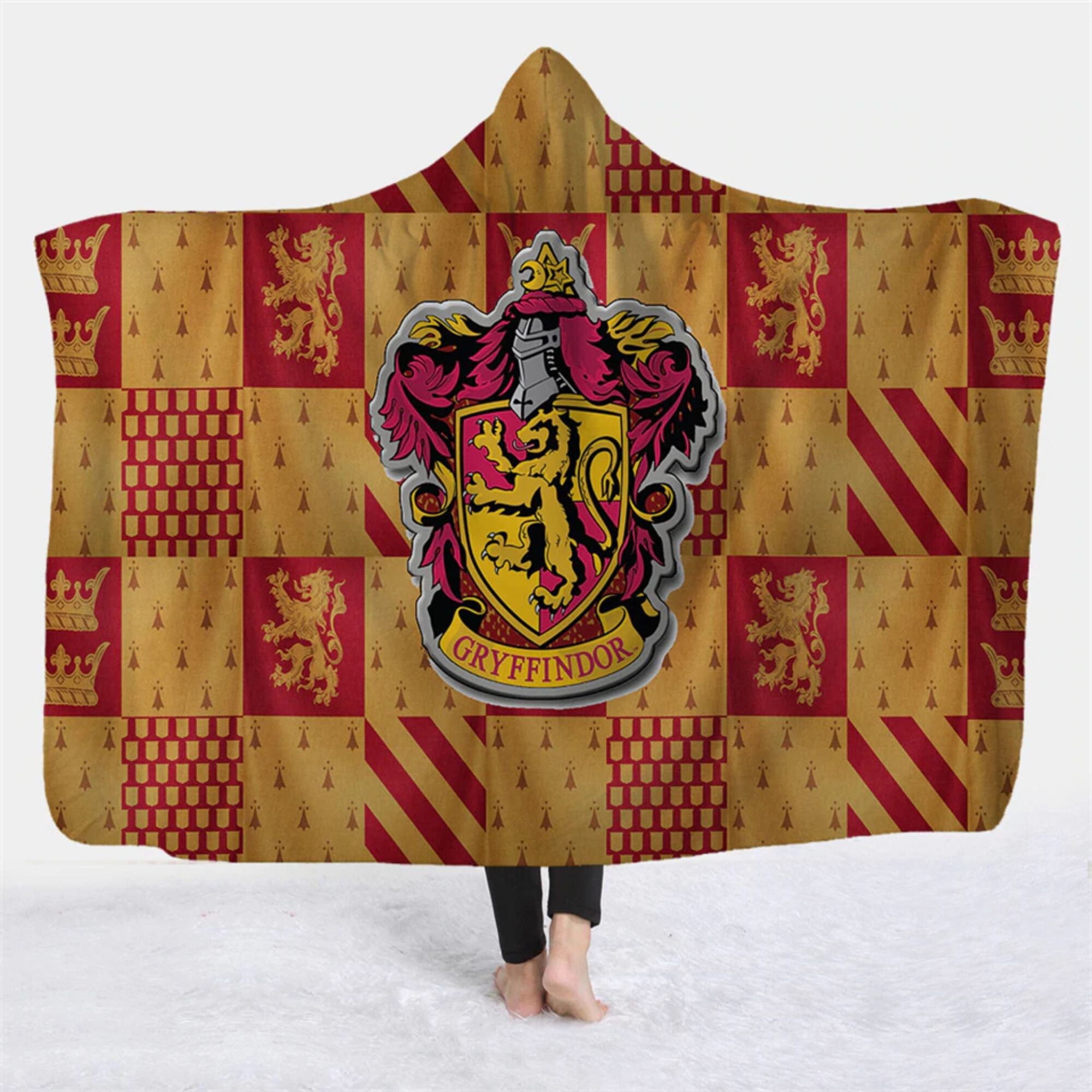 Custom Harry Potter Hooded Blanket 9 Etsy