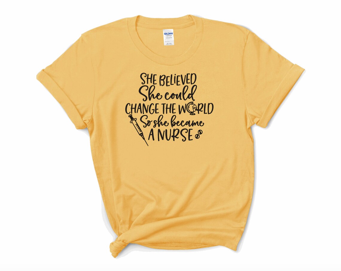 She Believed She Could Change the World so She Became a Nurse - Etsy