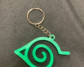 Naruto leaf keychain