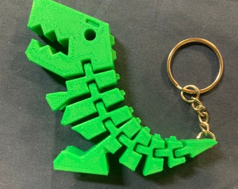 Dinosaur fidget keychains