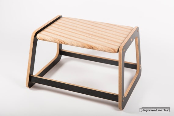 Coffee Table 50cm High Made of Black Laminated Birch Plywood