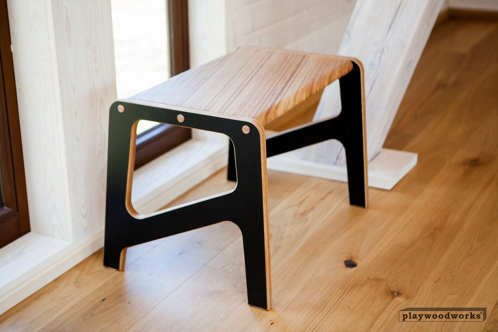 Coffee Table 50cm High Made of Black Laminated Birch Plywood Etsy UK