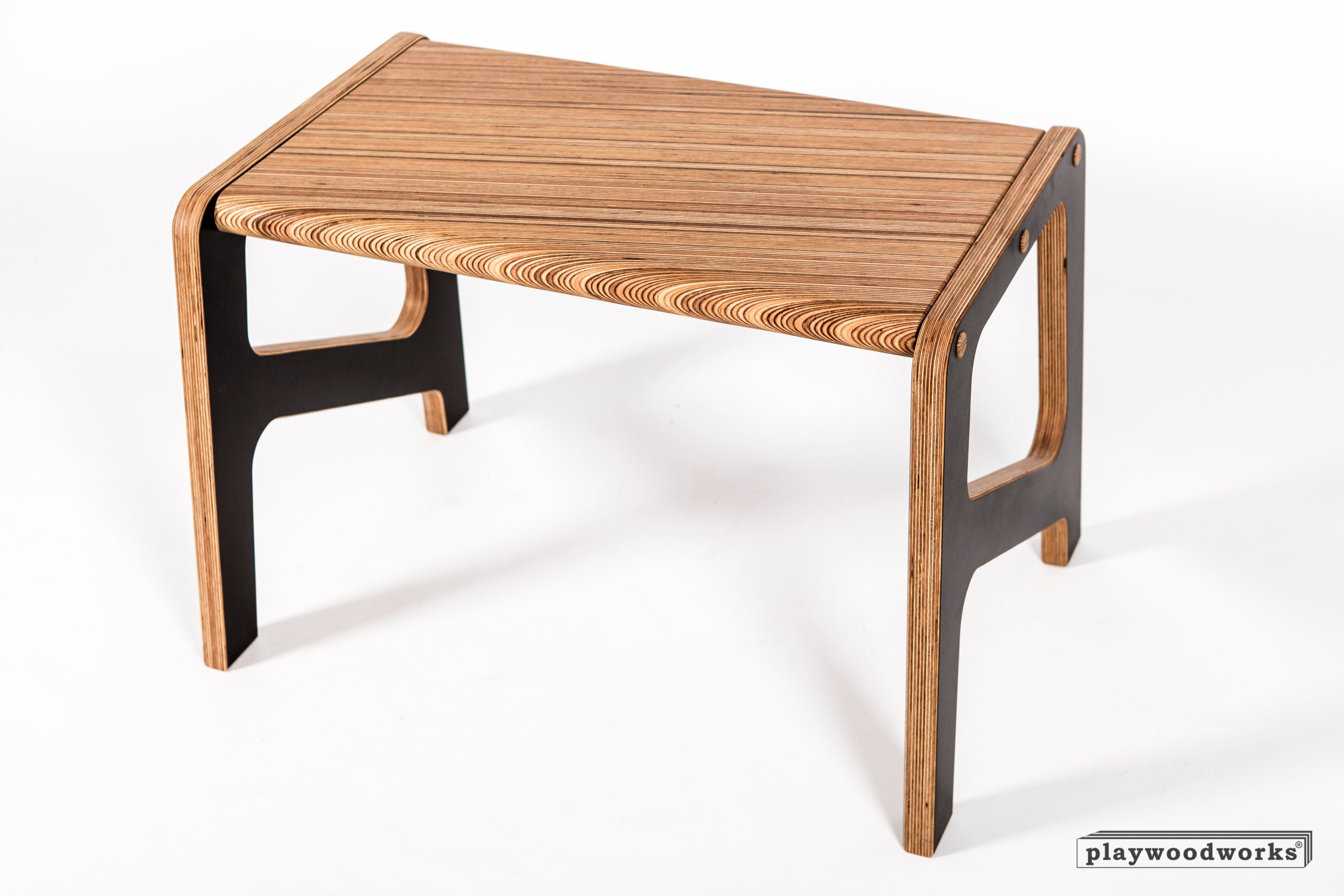 Coffee Table 50cm High Made of Black Laminated Birch Plywood Etsy UK