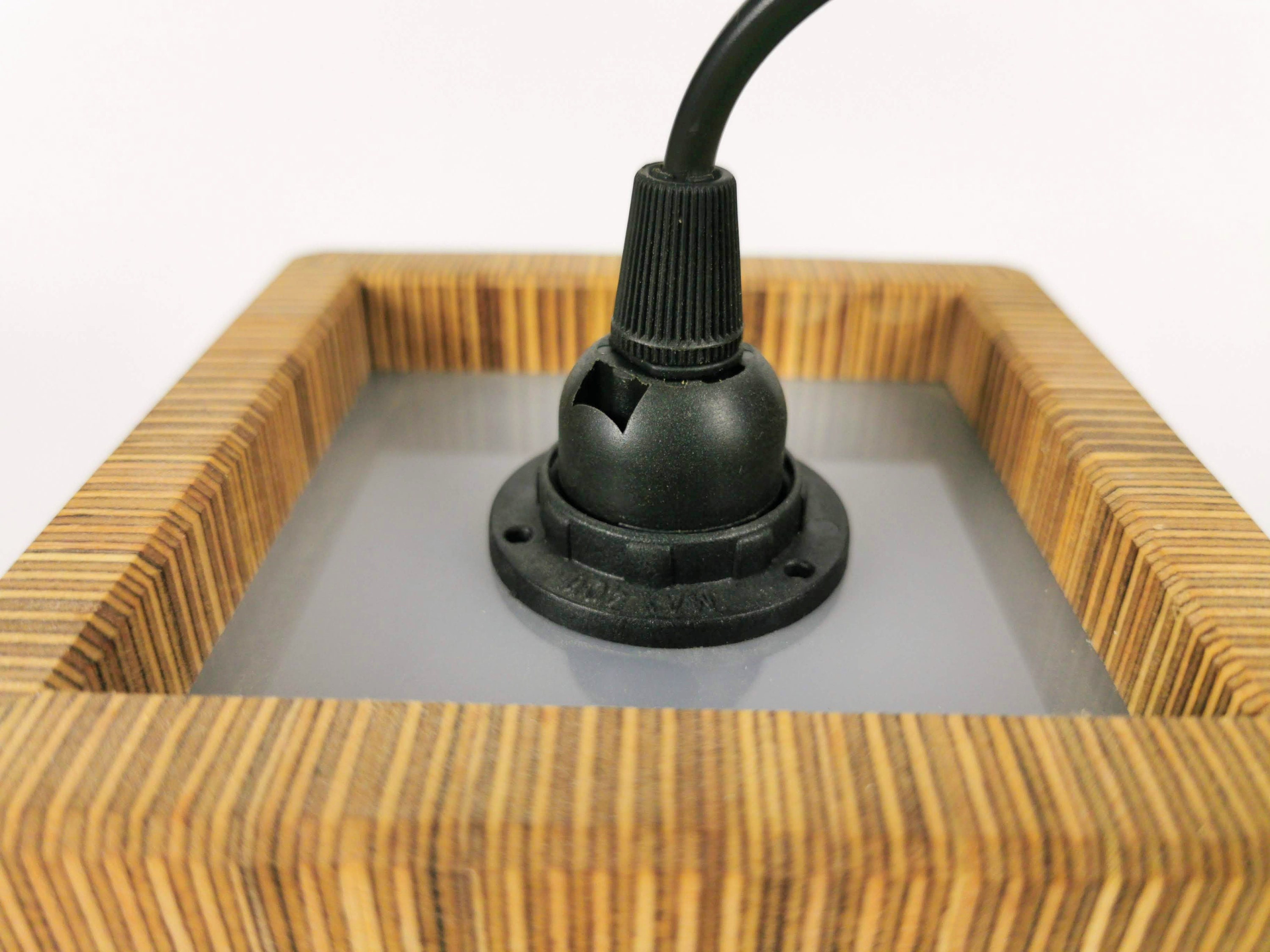 Plywood Ceiling Lamp Pendant Light Point Light Ceiling Etsy