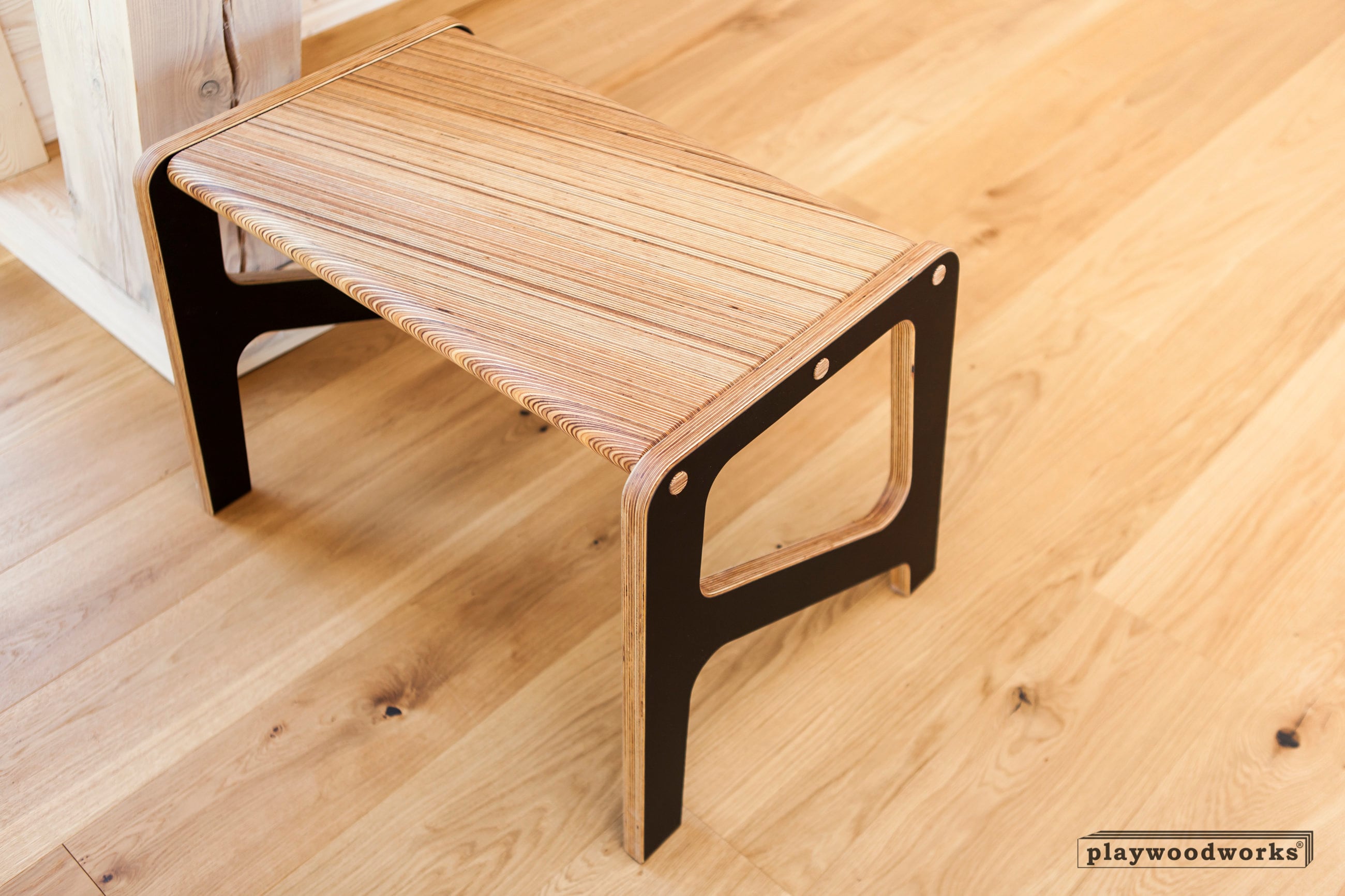 Coffee Table 50cm High Made of Black Laminated Birch Plywood Etsy UK