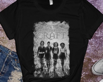 Retro Horror T- Shirt | Das Craft Movie Shirt | 90er Horror Tshirt | Damen Goth Tee | Gothic | Vintage Style | Witches Witchcraft | Kult