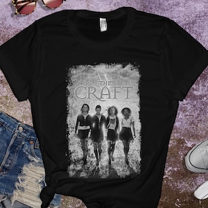 Retro Horror T- Shirt | The Craft Movie Shirt | 90s Horror Tshirt | Ladies Goth Tee | Gothic | Vintage Style | Witches Witchcraft | Cult