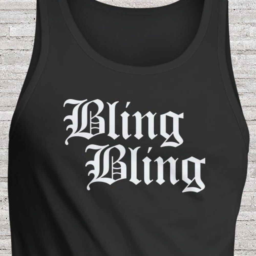 Mean Girls Tank Top Bling Bling Shirt Funny Halloween Costume For Women 90S Retro Movie Tank Tops Design By Eglobaltime