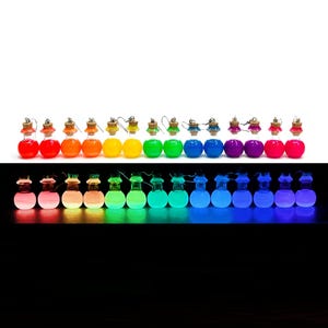 Potions Bottle Glow in the Dark Earrings