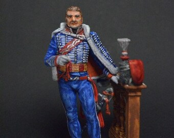 Tin soldier kadadores Portugal 54 mm Private 1st battalion of rangers figure 