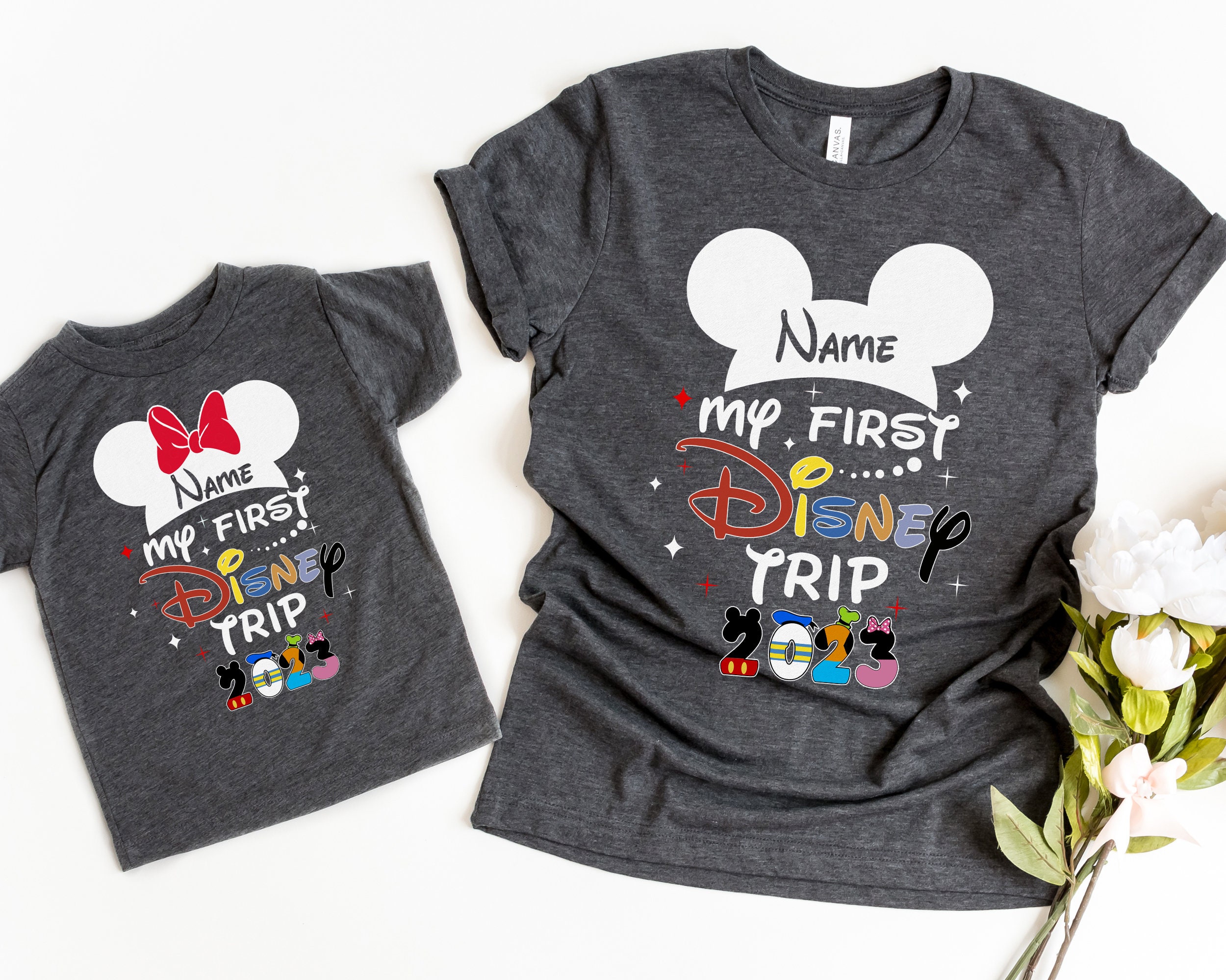 Discover My First Disney Trip 2023, Disney, First Disney Trip Personlisierte T-Shirt