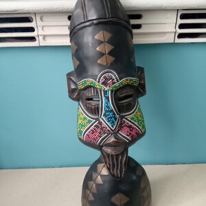 Vintage afrikanische Ashanti-Maske Ghana
