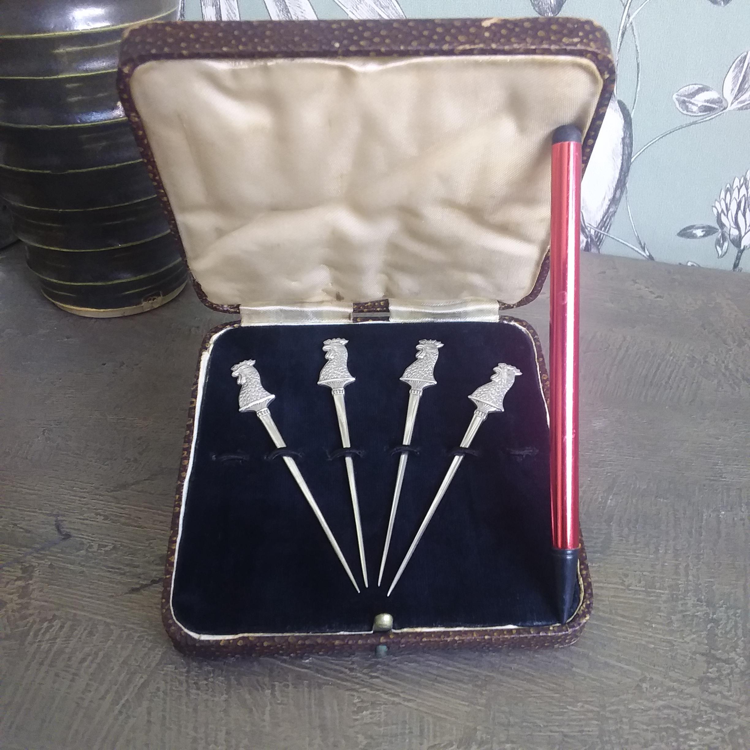 Antique Dixon & Sons Nickel Silver Flatware Spoons Set Of 2