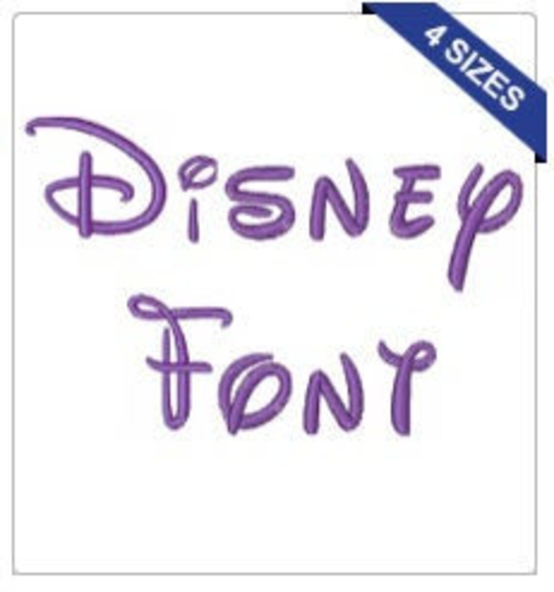 Disney Font Alphabet Numbers Machine Embroidery Design Etsy