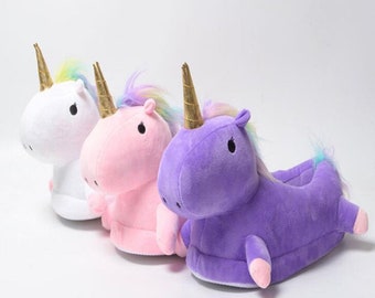 mens unicorn slippers