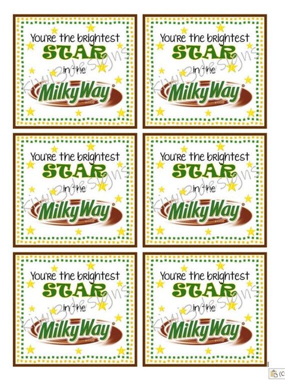 Lolly Tags: Bright Stars Lolly Tags: Bright Stars
