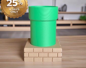 Porte-stylo et crayon Super Mario Pipe, organiseur fixe imprimé en 3D, décoration de bureau, cadeau pour gamer, accessoires de bureau Nintendo