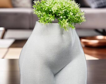Body Positive Succulent Planter | Female Figure Vase | Eco-Friendly Indoor Plant Pot | Gift for Her | Body Art Home Decor
