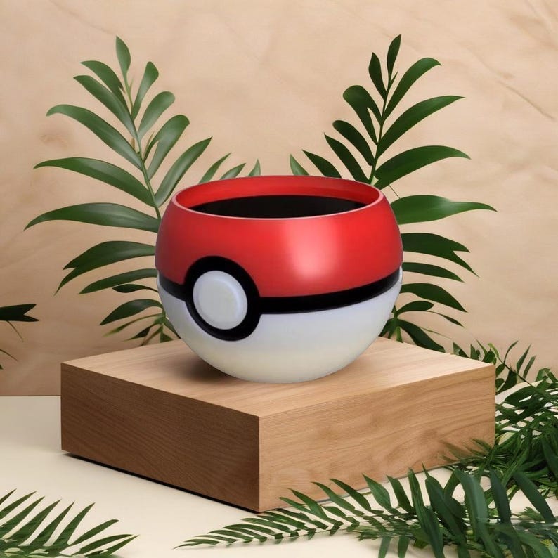 Pokemon Pokeball Planter, for Gamers