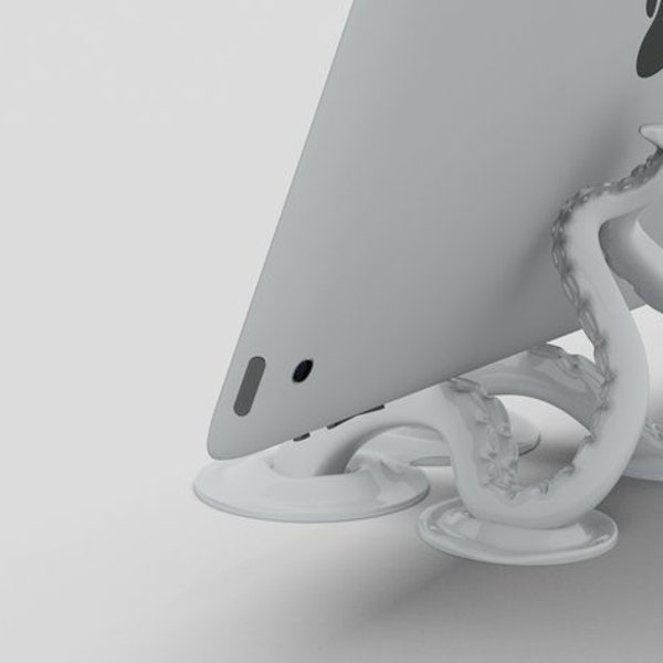 Octopus Arms Phone Stand and Tablet Holder, Tech Accessories Gift, 3D Printed Desk Organizer