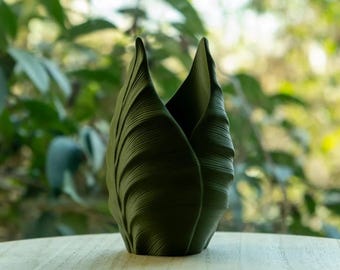 Op de natuur geïnspireerde vaas: Leaf Whisper, Botanica, Cactus of Flora Twist