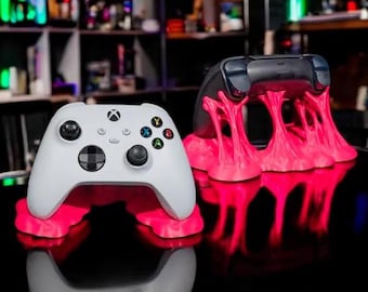 Custom Gummy Controller Holder | 3D Printed Controller Stand | Gamer Desk Decor | Gaming Room Accessory