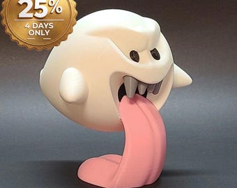Figurine fantôme Super Mario Boo, objet de collection Nintendo Mario Bros., cadeau pour joueur pour enfants et adultes, figurine de jeu vidéo imprimée en 3D