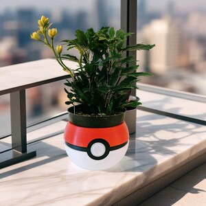 Pokemon Pokeball Planter