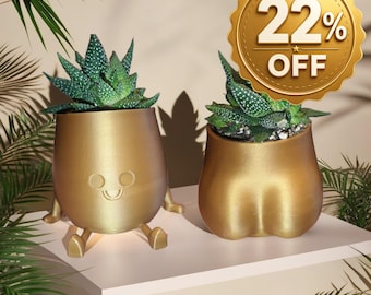 Adorable Booty-Shaped Plant Pot, Fun and Unique Gift, Quirky Home Decor